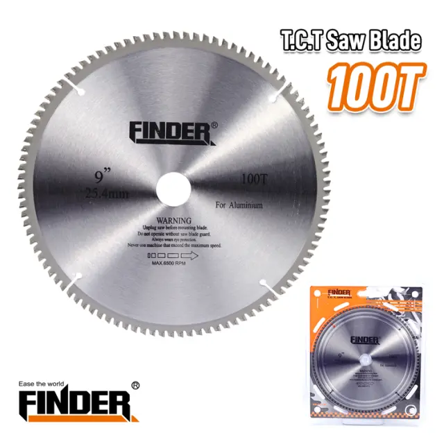 Δίσκος κοπής αλουμινίου - TCT - 9" - Φ235 - 100T - Finder - 196025 2
