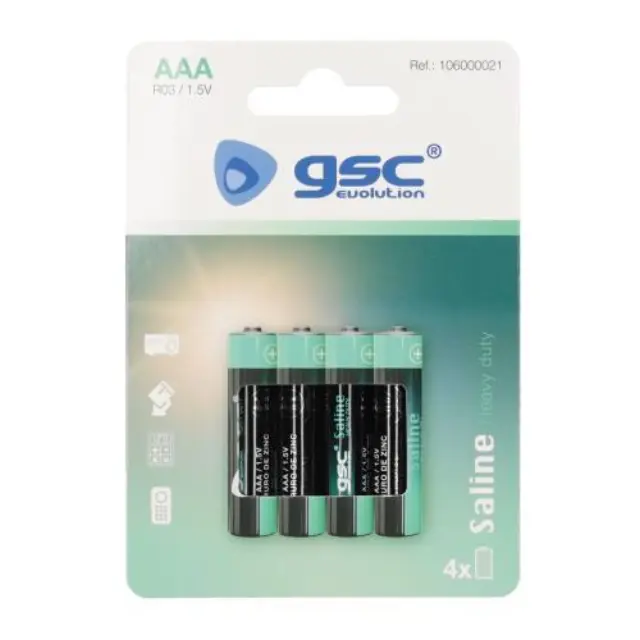 Μπαταρία GSC Saline Heavy Duty AAA R03 (4 τεμ.) N67530