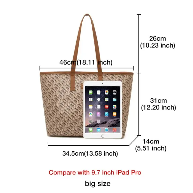 Τσάντα Shopper Ωμου Foxer 9140123F Μπεζ - One Size 2