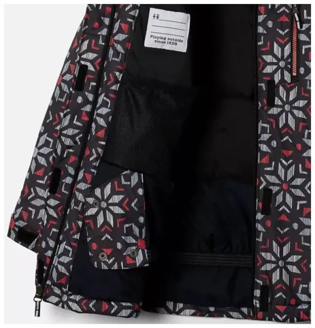Alpine Free Fall Black Paperflakes Παιδικό Μπουφάν Columbia - 1863463-014 3
