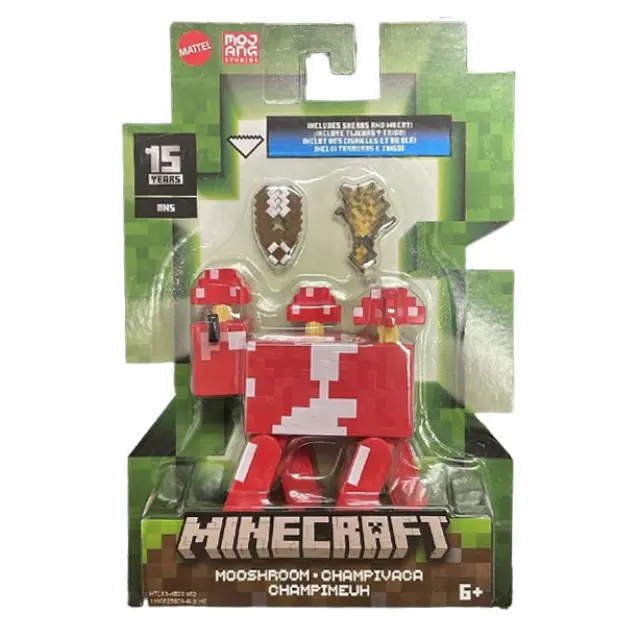 Minecraft - Biome Builds - 8cm Mooshroom (HTL83) - Toys