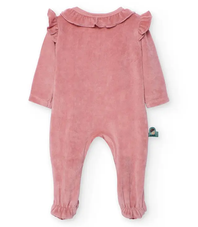 Boboli Ολόσωμο φορμάκι βελουτέ για κορίτσι COZY WINTER - 6M 2