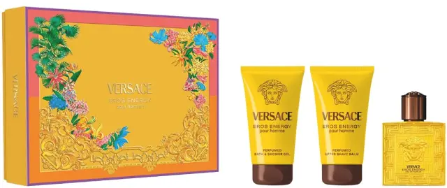 Versace Eros Energy Ανδρικό Άρωμα Set Eau De Parfum 50ml & Shower Gel 50ml & After Shave Balm 50ml