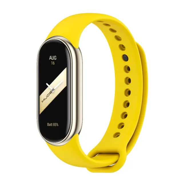 Λουράκι Σιλικόνης για Smart Band 8/Smart Band 9/Smart Band 10- Yellow OEM 3
