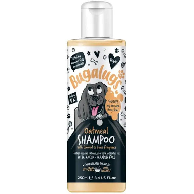 Bugalugs Oatmeal Shampoo With Coconut & Lime Fragrance 250ml Μονόχρωμο