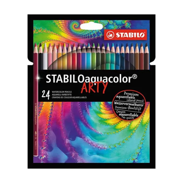Ξυλομπογιές Ακουαρέλας Stabilo Arty 1624 24τεμ / 128162401 (Stabilo)