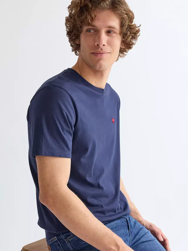 Wrangler Ανδρικό SIGN OFF T-Shirt 112350434 – Navy - XL 3