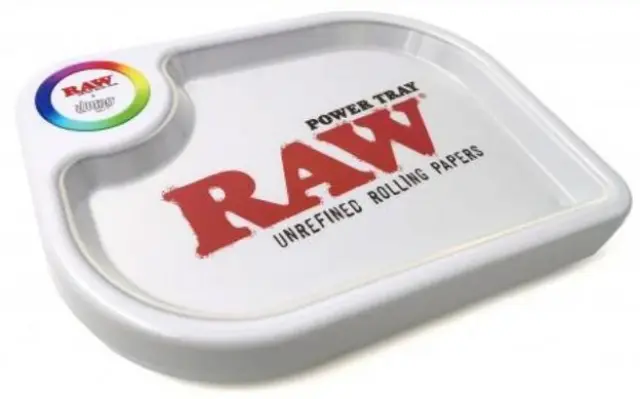 Raw Rolling Tray Δίσκος x ilmyo Power LED+Charging - Mobile App (28x21cm) 2