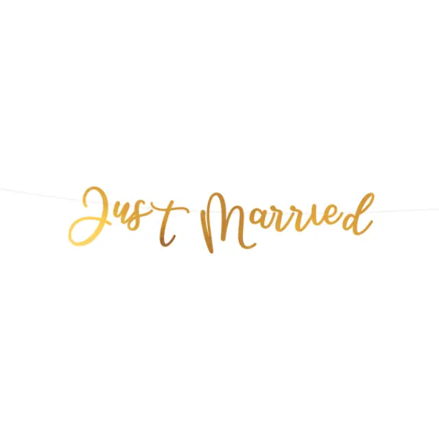 Γιρλάντα Γράμματα Just Married Wedding / 91.5 εκ