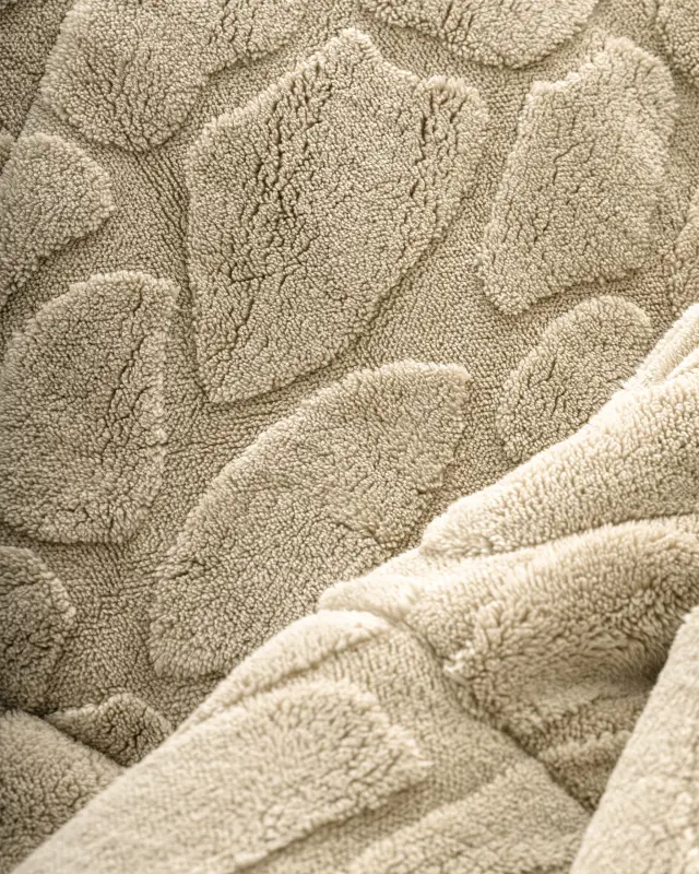 Κουβερτοπάπλωμα 220x240 Υπέρδιπλο 720gsm Fleece-Sherpa Nima Peblo Light Beige 100% Πολυέστερ 2