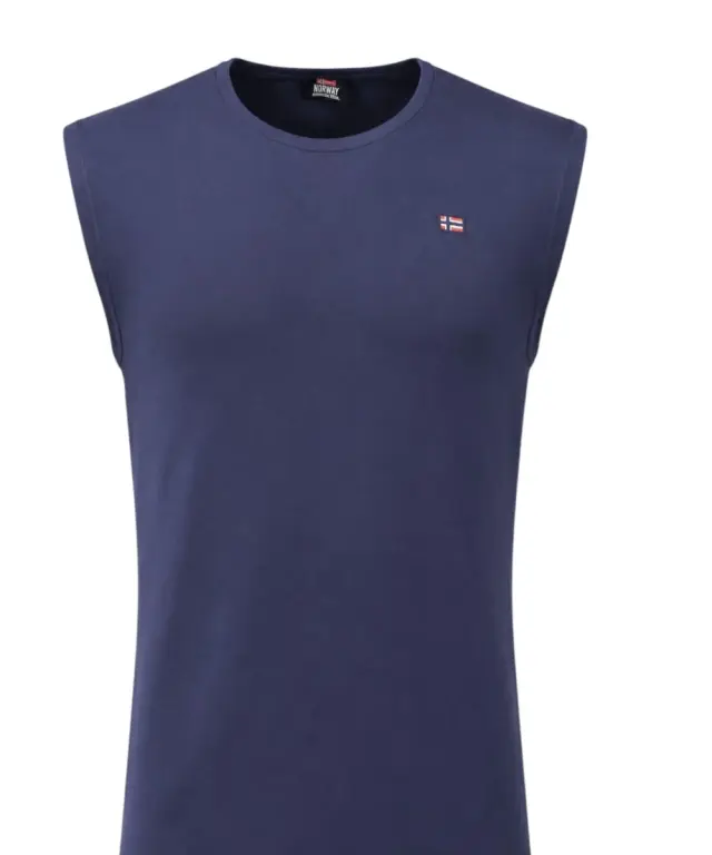 Norway Nautical School - Ανδρικό T-shirt Αμάνικο 835915-NAVY Μπλε