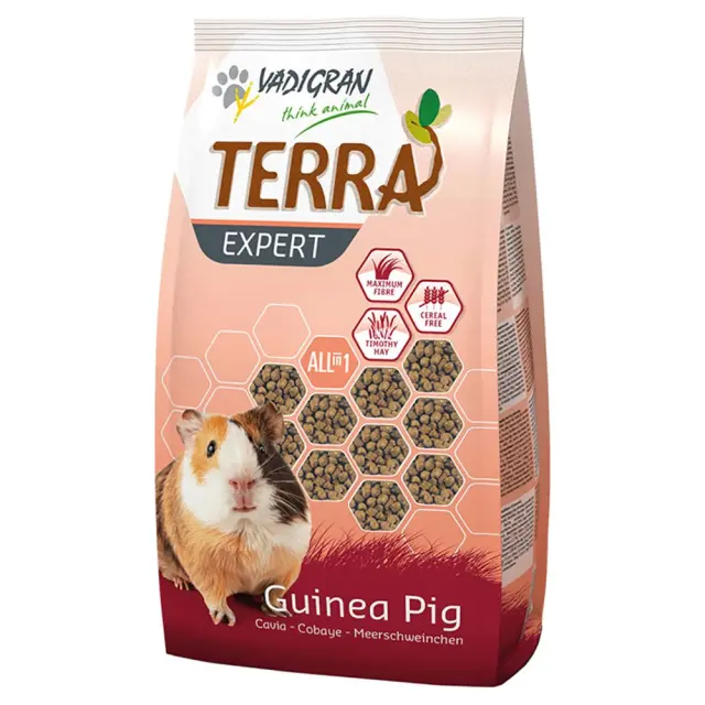 Vadigran Terra Expert Timothy Guinea Pig Πλήρης Τροφή για Ινδικά Χοιρίδια 2kg
