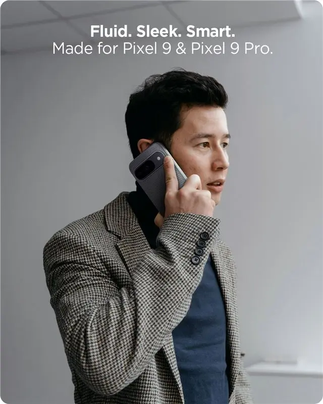 Spigen Liquid Air, marble gray - Google Pixel 9 Pro/Pixel 9 3