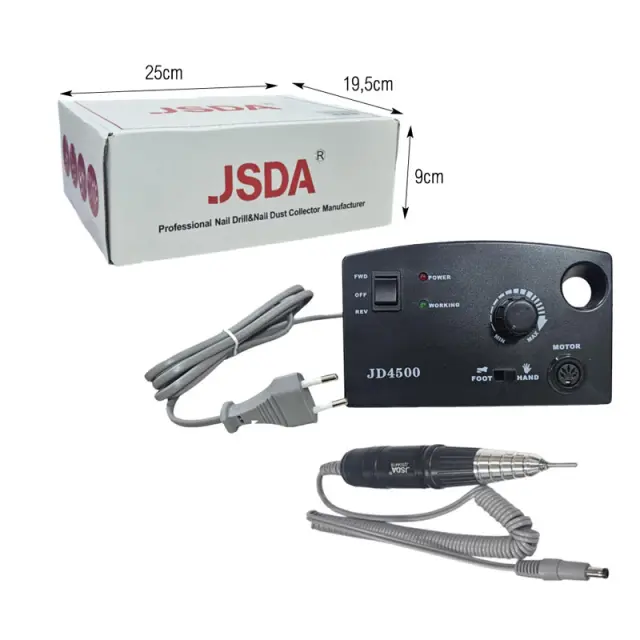 JSDA Επαγγελματικός Τροχός Νυχιών με Πεντάλ JD4500 - Professional Nail Drill 039057 3