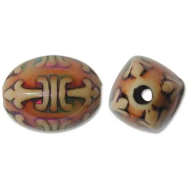 Χάντρα Mirage Fleur De Lis 23x15mm - 2τεμ