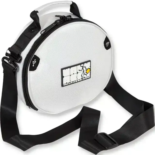 WALKASSE W-HEADPHONES-WHITE DJ Style Headphones bag, white.