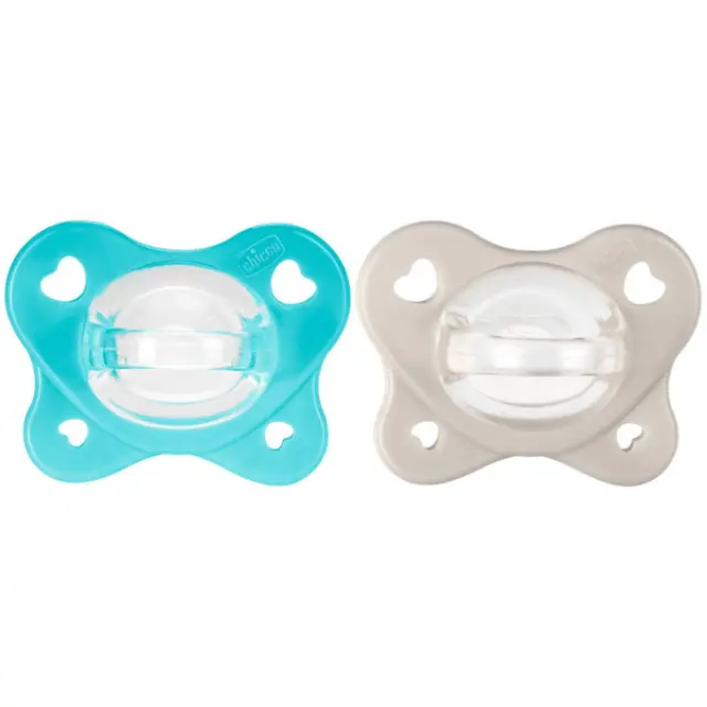 Chicco Πιπίλα Όλο Σιλικόνη PhysioForma Dual Soft 6-16m Blue C60-73087-61