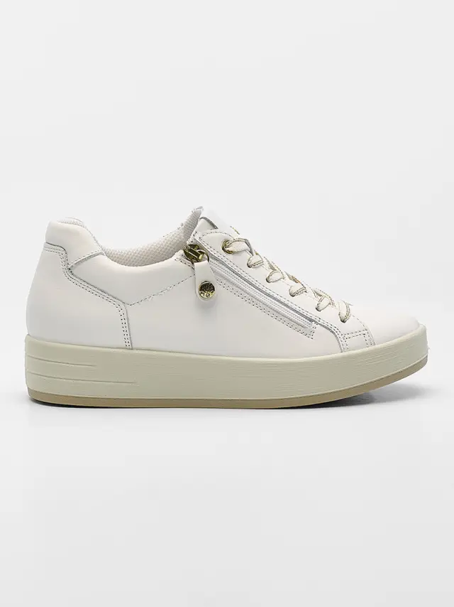 Imac Sneakers Γυναικείο δέρμα Άσπρο IMA/556580 WHITE 3