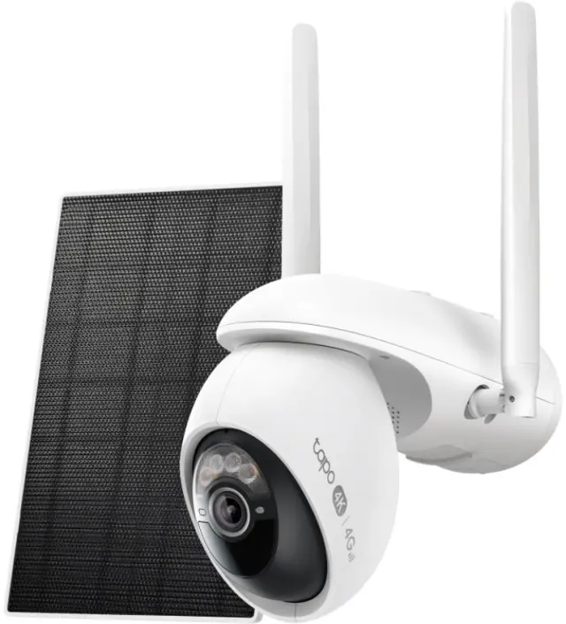 TP-Link Tapo C665G KIT, Smart Wire-Free 4G LTE Solar-Powered security camera kit, 8Mpx