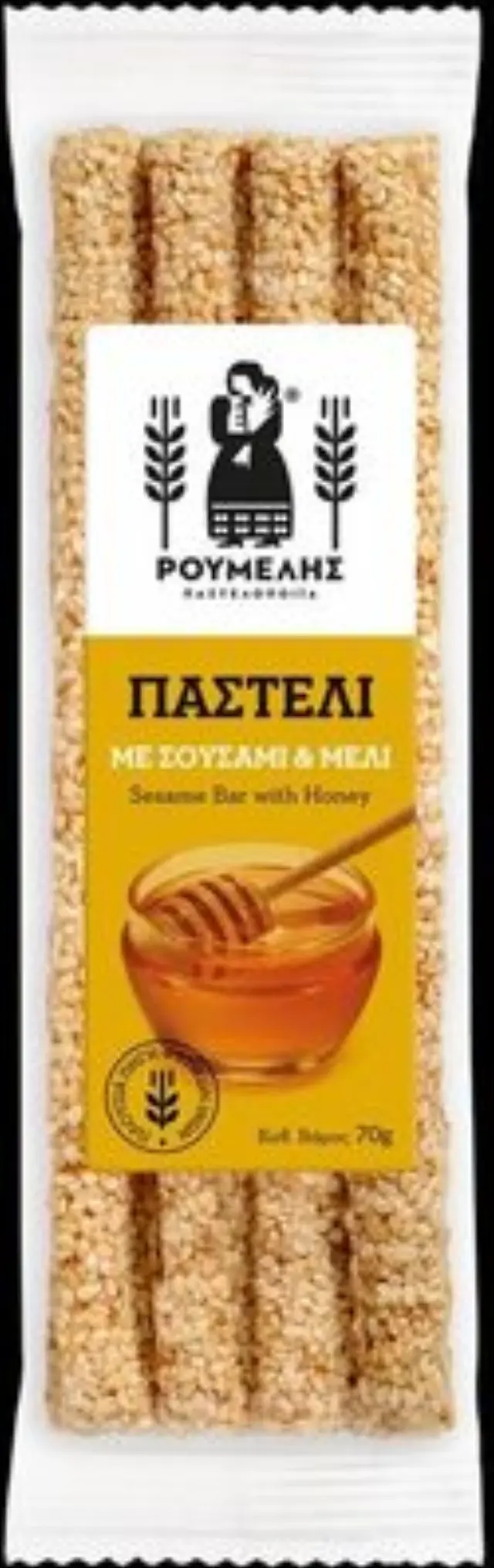 Παστέλι Ρούμελης με Σουσάμι και Μέλι 70 γρ