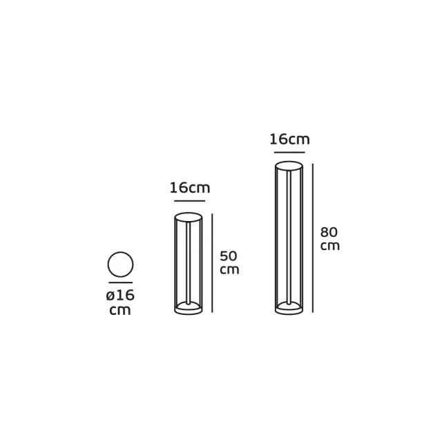 Φωτιστικό Δαπέδου LED Ark VK/02124/50/AN/W 12W 3000K IP65 Ανθρακί 2