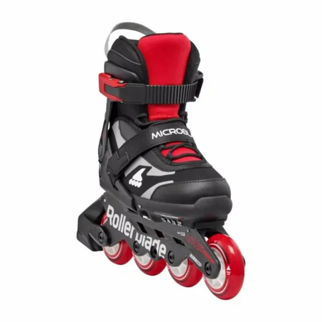 Rollerblade Microblade SL - Μαύρα/Κόκκινα ρυθμιζόμενου μεγέθους παιδικά inline rollers - 28-32 2
