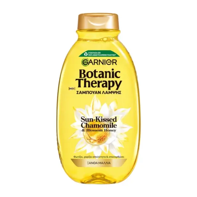 Garnier Botanic Therapy Σαμπουάν Λάμψης Sun-Kissed Chamomile & Blossom Honey 400ml