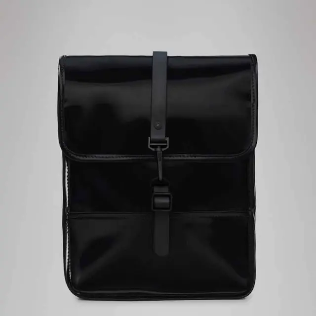 Αδιάβροχο Σακίδιο Rains Backpack Micro 13010-29 Μεταλλικό Μαύρο - ONESIZE