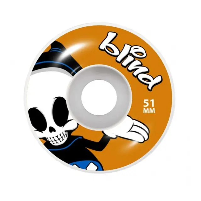 Blind Orange Wheels Reaper Character - Λευκά/Πορτοκαλί ροδάκια 51mm