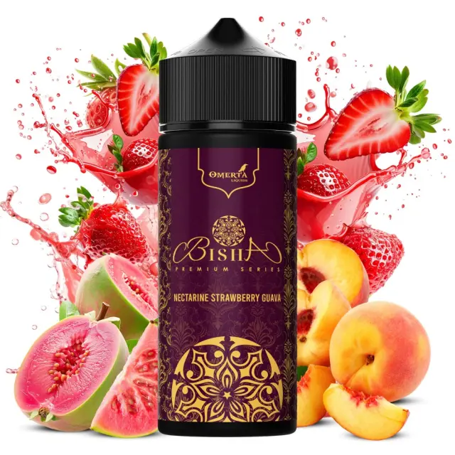 Nectarine Strawberry Guava 20ml (120ml) - Bisha Premium by Omerta