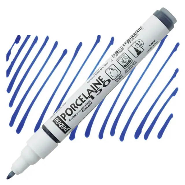 Pebeo Porcelaine Μαρκαδόρος Πορσελάνης - 04 Lapis Blue 0.7mm