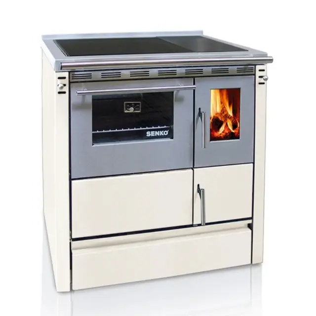 Senko SG-75 ενεργειακή σόμπα ξύλου Μπέζ 7.5kw