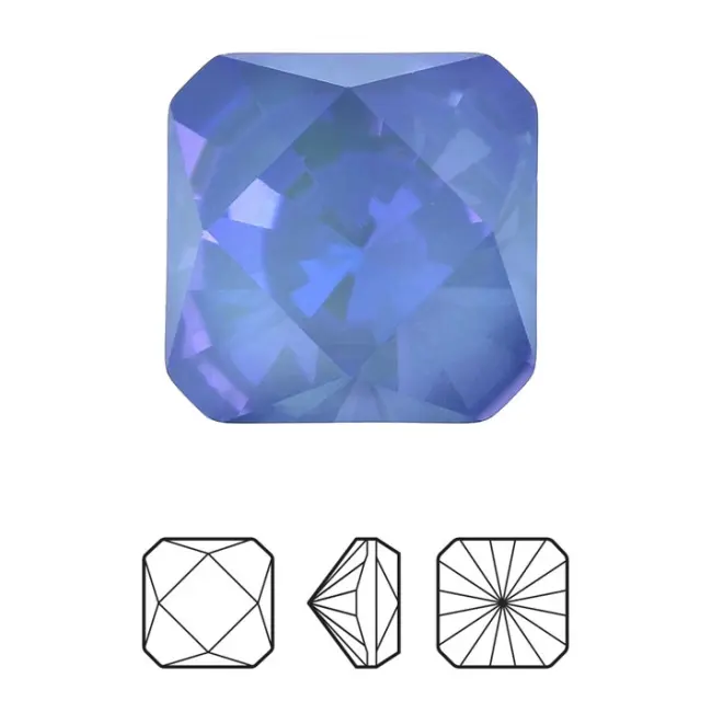 Swarovski 4499 Kaleidoscope Square Fancy Stone Crystal Ocean DeLite 10mm - 2τεμ