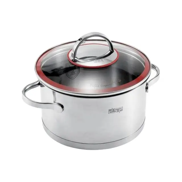 Κατσαρόλα ανοξείδωτη με καπάκι - 3.6L - CS003-B20 - DSP - 561604