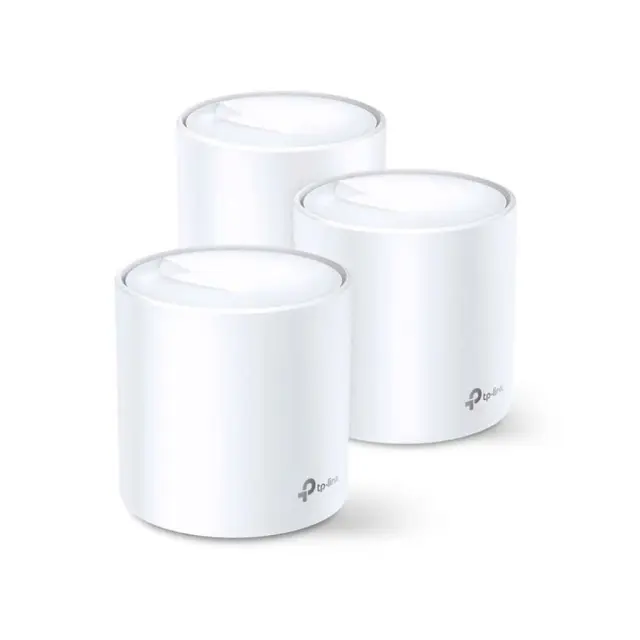 TP-LINK Access Point Deco AX3000 Whole-Home Mesh Wi-Fi 6 System V3.2 (DECO X60(3-PACK) (TPDECOX60(3-PACK)