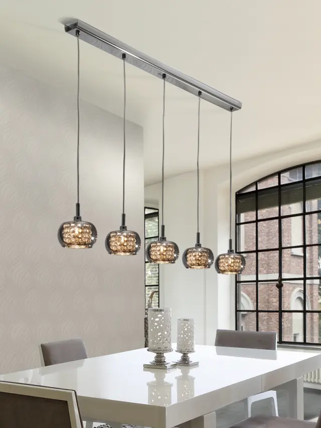 ARIAN LAMP 5L φωτιστικό ράγα Χρώμιο