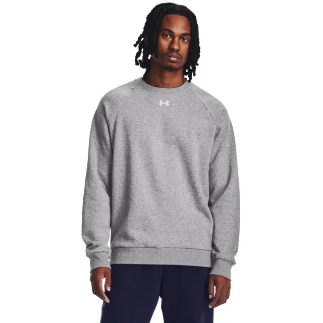 Under Armour Rival Fleece Crew (1379755-025) - Γκρί