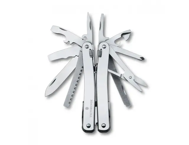 Ελβετικό Πολυεργαλείο Victorinox Tool Spirit X με θήκη, 24 λειτουργίες και μήκος 10.5cm - Silver 3.0224.N 3