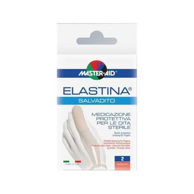 Master Aid Elastina Αποστειρωμένη Προστατευτική Σωληνοειδής Γάζα για τα Δάχτυλα, 2τμχ