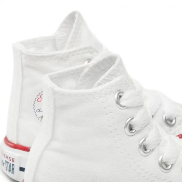 Converse Infant Unisex Chuck Taylor All Star HI Άσπρο 7J253C (Converse) 2