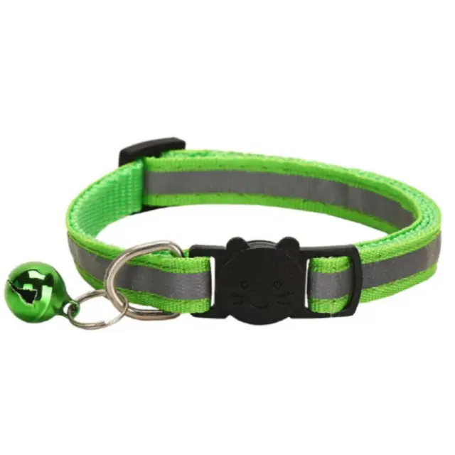 Ανακλαστικό Κολάρο Με Safety Clip - ΠΡΑΣΙΝΟ, 19-32cm / Πλάτος: 1,0cm