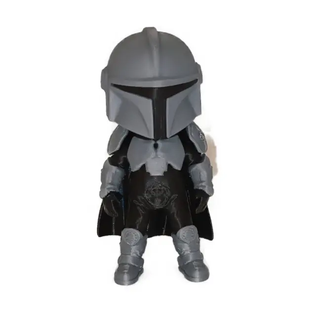 3D Printed Mini Starwars Mandalorian - Handmade