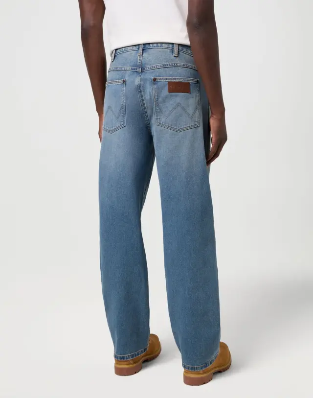Wrangler Ανδρικό AUTHENTIC Τζιν Παντελόνι 112371019 – Washed Blue - 33W 32L 2