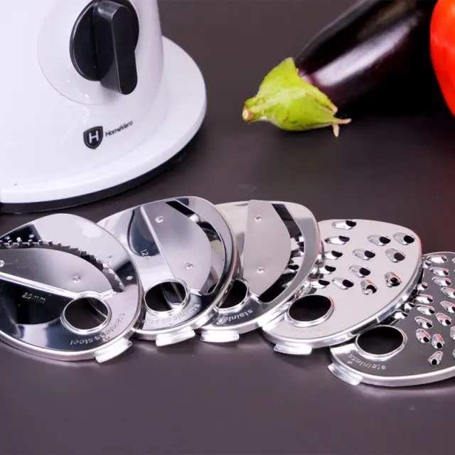 Smart Slicer - Πολυκόφτης με 6 λεπίδες από ανοξείδωτο ατσάλι 200W HomeVero HV-SPS200 3