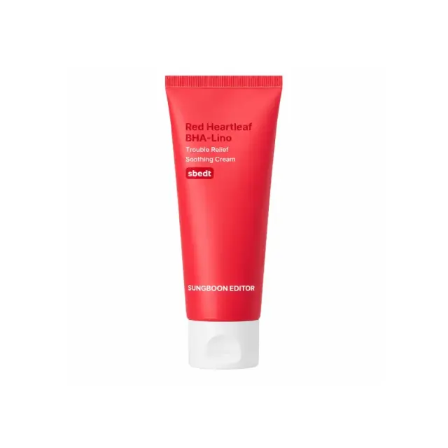 Sungboon Editor Red Heartleaf BHA-Lino Trouble Relief Cream Καταπραϋντική Κρέμα Προσώπου, 50ml