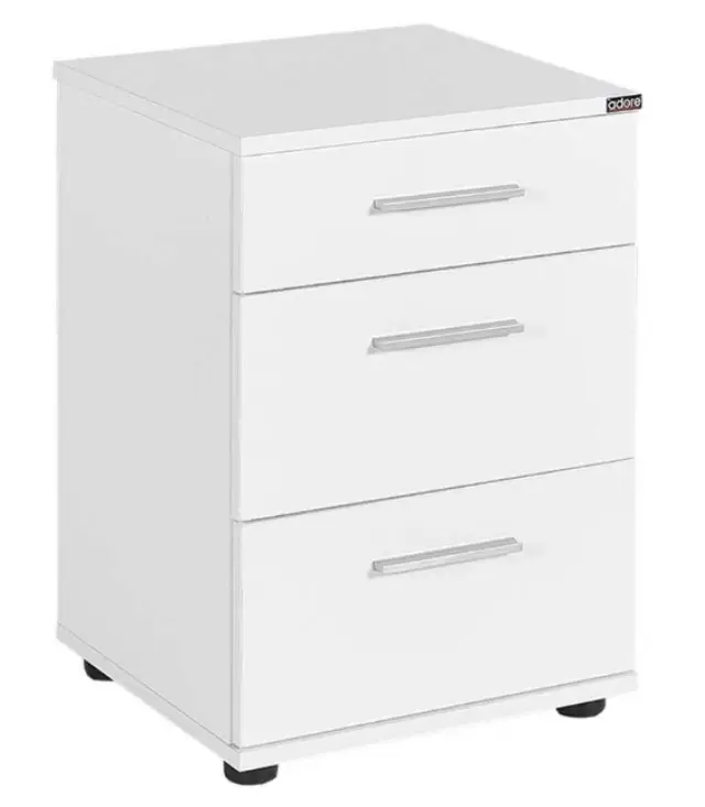 Κομοδίνο KMD-530-BB Trendline Λευκό 40x57x39cm