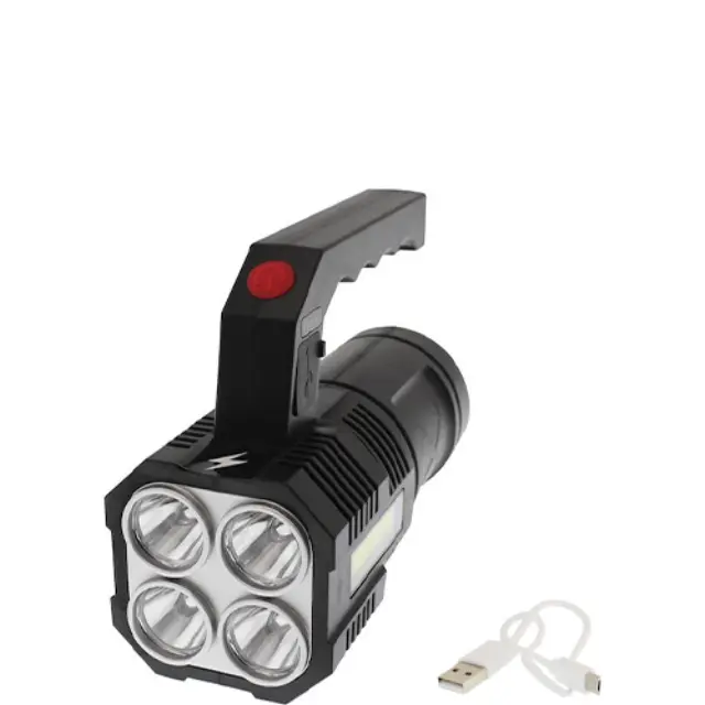 Επαναφορτιζόμενος Προβολέας Χειρός LED IP65 Διπλής Λειτουργίας TK-274927