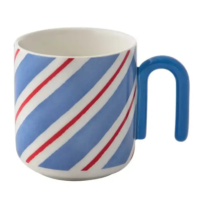 Easy Life Κούπα Πορσελάνης Twist & Match Blue 11x8x10cm 350ml Μπλε
