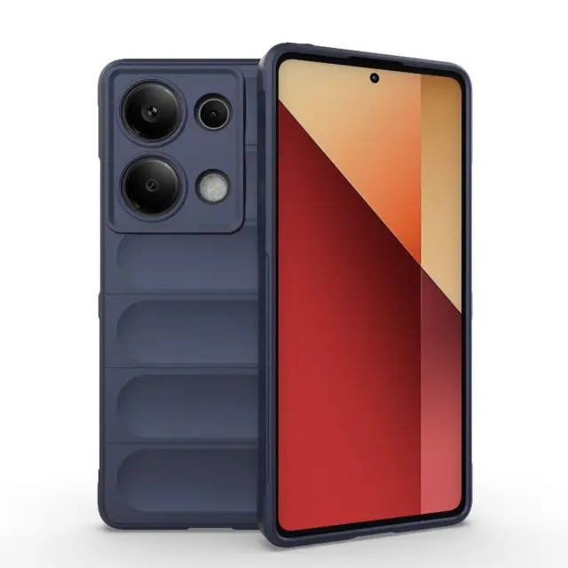 Rugged Anti Scratch Θήκη για Xiaomi Redmi Note 13 Pro 4G-Blue OEM