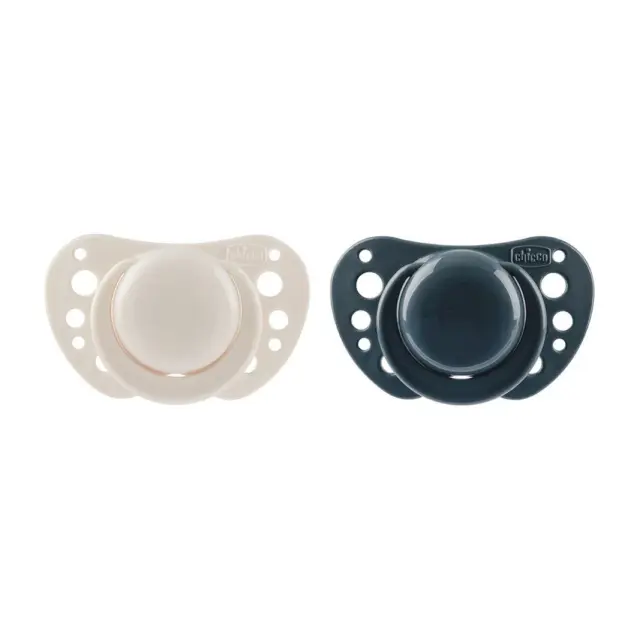 Chicco PhysioForma Air Πιπίλες Σιλικόνης 6-16Μ Λευκό-Πράσινο, 2τμχ